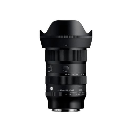 Sigma 40mm 8 - 17-40mm, f/1.8