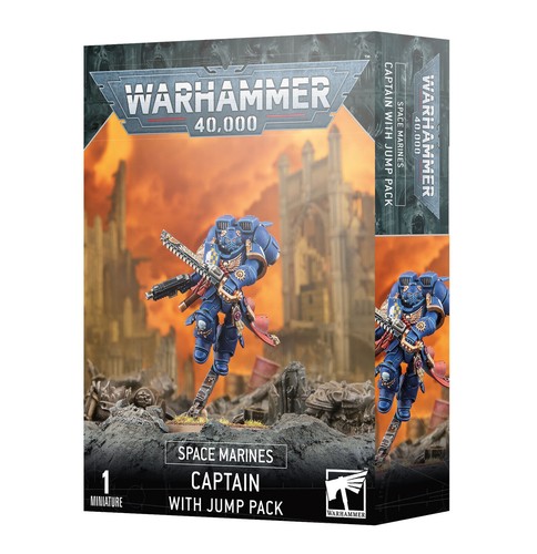 Space marines captain with - marines,