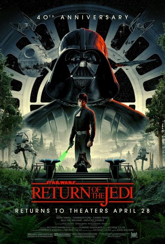Star wars poster return of - -,