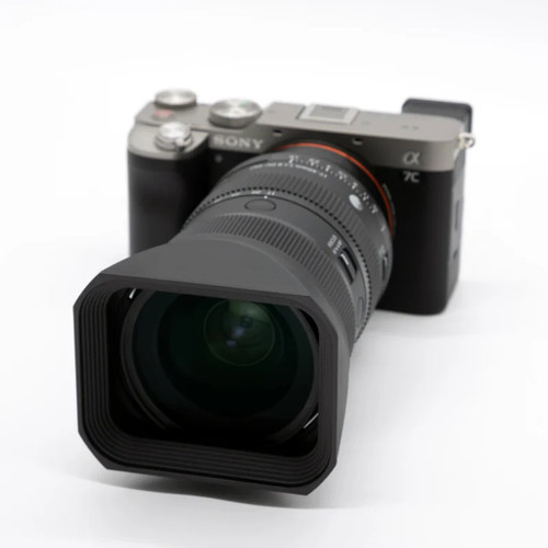 Square bayonet lens - lens, hood
