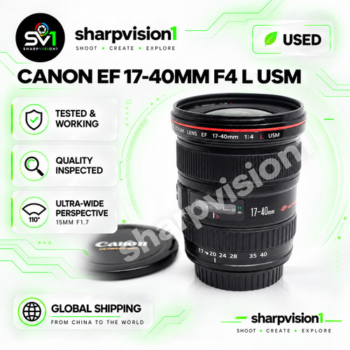 Canon 40mm 4 l usm - 17-40mm,