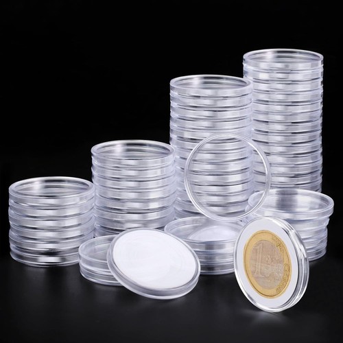 Clear plastic coin - 60,