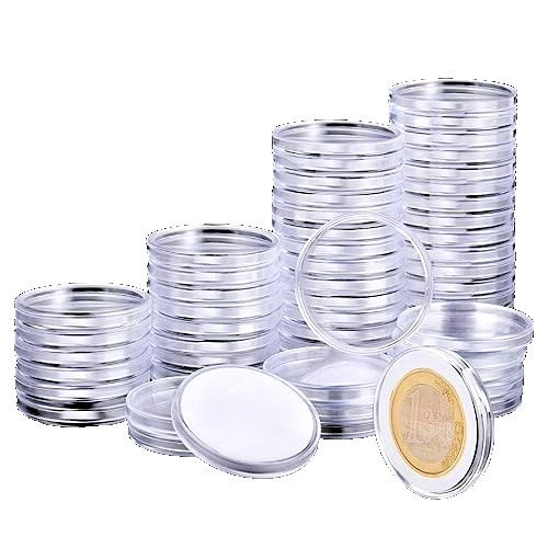 Clear plastic coin holder - coin,